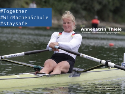 Ruder-Star Annekatrin Thiele als Vertretungslehrerin